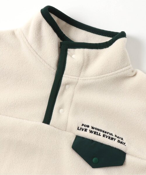 BREEZE（ブリーズ）の「フリースプルオーバー（その他アウター・キッズ・オフホワイト/ネイビー/ブラック・140/100/120/130/150/110/90）」の18枚目の写真