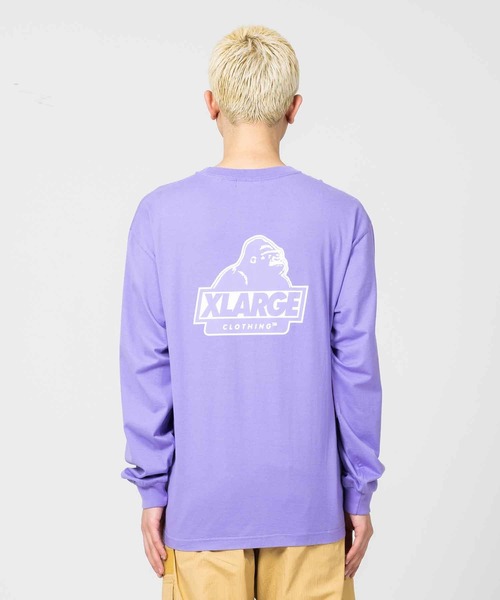 XLARGE(エクストララージ)の「SLANTED OG L/S TEE(Tシャツ/カットソー・メンズ・ホワイト/ブラック/ブルー/パープル/グリーン・XL/L/S/M)」の5枚目の写真