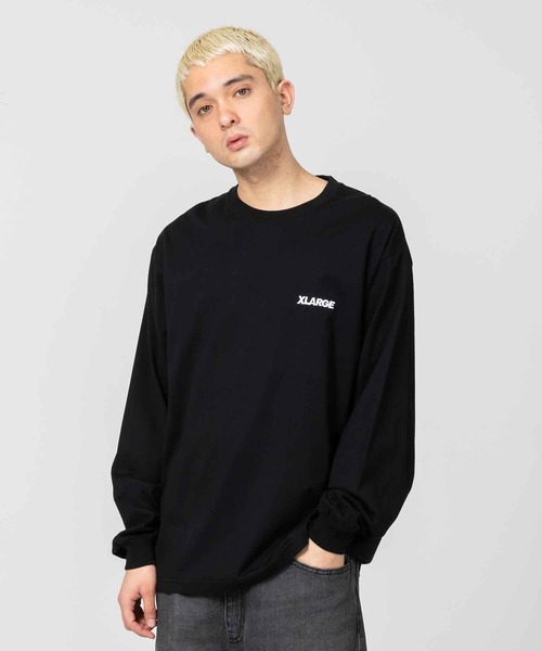 XLARGE(エクストララージ)の「SLANTED OG L/S TEE(Tシャツ/カットソー・メンズ・ホワイト/ブラック/ブルー/パープル/グリーン・XL/L/S/M)」の2枚目の写真