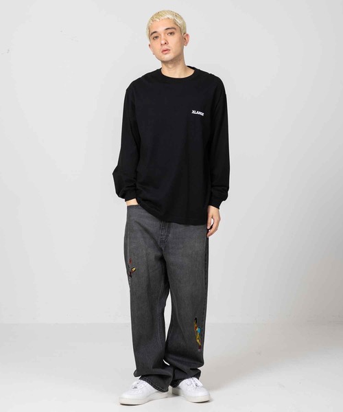 XLARGE(エクストララージ)の「SLANTED OG L/S TEE(Tシャツ/カットソー・メンズ・ホワイト/ブラック/ブルー/パープル/グリーン・XL/L/S/M)」の7枚目の写真