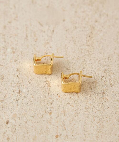 CITEN(シテン)の「<CITEN(シテン)>ニュアンス スクエア ピアス(ピアス(両耳用)・レディース・シルバー/ゴールド・FREE)」の15枚目の写真