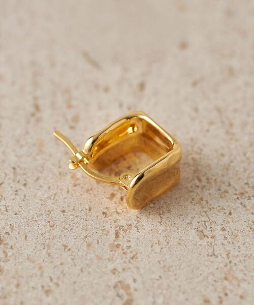 CITEN(シテン)の「<CITEN(シテン)>ニュアンス スクエア ピアス(ピアス(両耳用)・レディース・シルバー/ゴールド・FREE)」の17枚目の写真