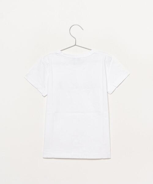 agnes b.（アニエスベー）の「S137 E TS キッズ ロゴTシャツ（Tシャツ/カットソー・キッズ・ホワイト・MEDIUM/LARGE/X-LARGE）」の2枚目の写真