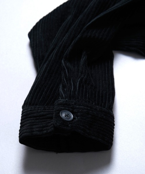 THE HITSS（ヒッツ）の「【THE HITSS】オーバーサイズ 太コーデュロイ CPOジャケット＆シェフパンツ［セットアップ商品］（セットアップ・メンズ・ブラック/ブラウン/カーキ/アイボリー・M/L/XL）」の9枚目の写真