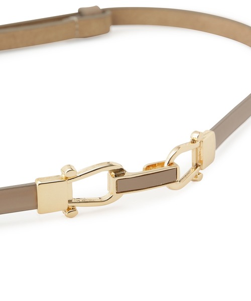 ROPE' PICNIC（ロペピクニック）の「10mmくるみビットスムーススライドベルト（ベルト・レディース・ブラック/オフホワイト/ベージュ/ブルー・FREE）」の12枚目の写真