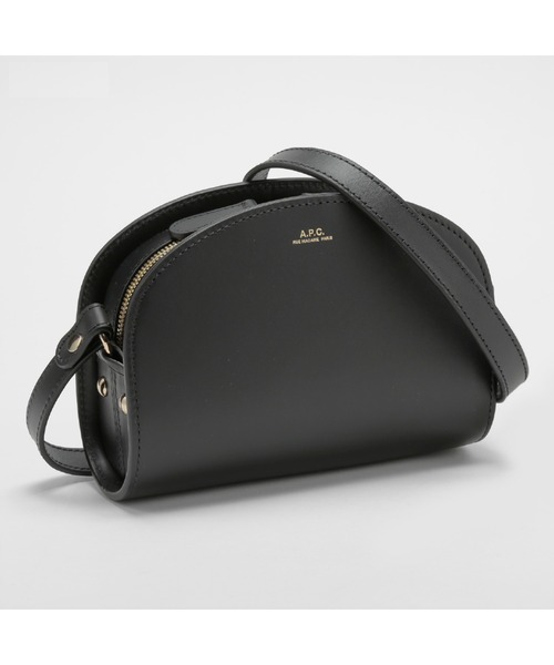 A.P.C.（アーペーセー）の「A.P.C. Demi-Lune アー・ペー・セー ドゥミリュンヌ ショルダーバッグ（ショルダーバッグ・レディース・ブラック/ネイビー/ボルドー/グレー系その他/グリーン系/ブラウン系/グリーン/ライトベージュ・FREE）」の2枚目の写真