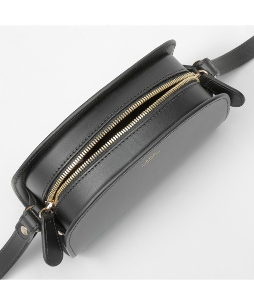 A.P.C.（アーペーセー）の「A.P.C. Demi-Lune アー・ペー・セー ドゥミリュンヌ ショルダーバッグ（ショルダーバッグ・レディース・ブラック/ネイビー/ボルドー/グレー系その他/グリーン系/ブラウン系/グリーン/ライトベージュ・FREE）」の12枚目の写真