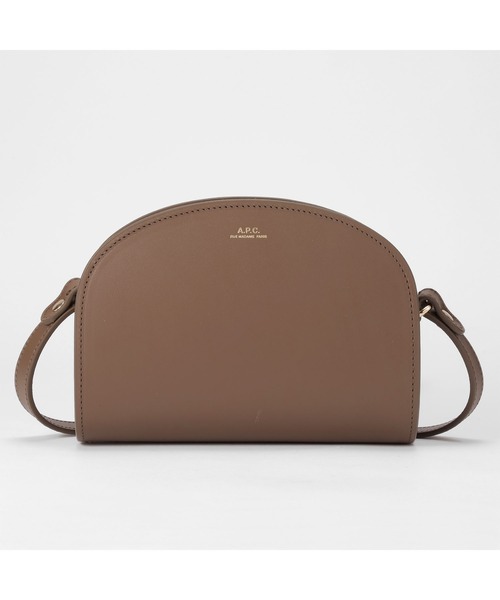 A.P.C.（アーペーセー）の「A.P.C. Demi-Lune アー・ペー・セー ドゥミリュンヌ ショルダーバッグ（ショルダーバッグ・レディース・ブラック/ネイビー/ボルドー/グレー系その他/グリーン系/ブラウン系/グリーン/ライトベージュ・FREE）」の21枚目の写真