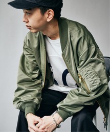 EDIFICE | L2-B リバーシブル フライトブルゾン(ミリタリージャケット)