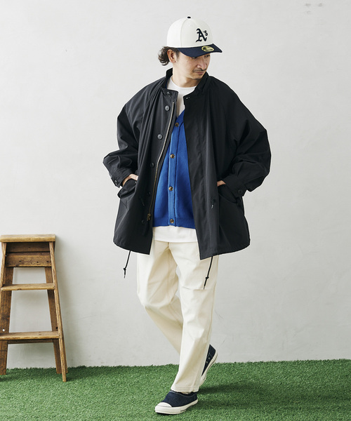 JOURNAL STANDARD relume（ジャーナルスタンダード　レリューム）の「【カーディガン+カットソーの2点SET】リサイクルポリ ニットカーディガン（カーディガン/ボレロ・メンズ・ブラック/ベージュ/グレー/オレンジ/ブルー/グリーン/マスタード/グリーン系その他・MEDIUM/LARGE）」の14枚目の写真