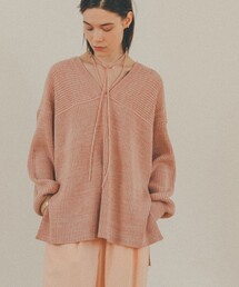 CLANE | 【CLANE/クラネ】ミックスカラーストリングワイドニットトップス 12106-2012(ニット/セーター)