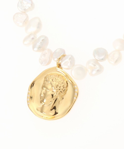 HERMINA ATHENS ロングネックレス 淡水パール gold ネックレス 「HERMINA ATHENS/ ヘルミナ アテネ」 FULL MOON