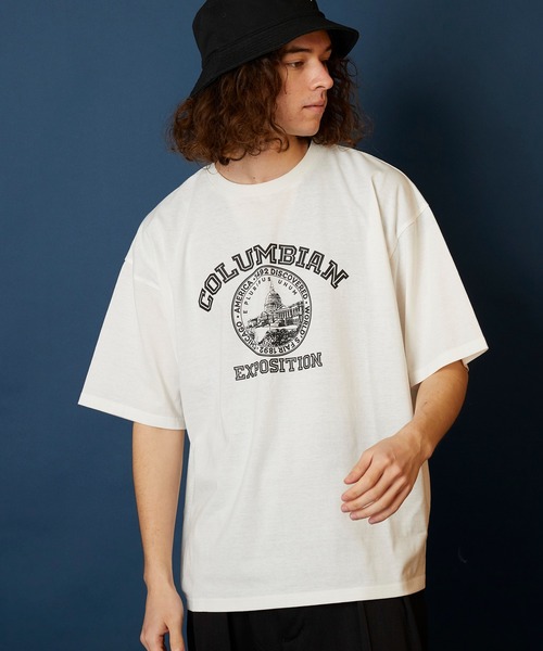 unrelaxing（アンリラクシング）の「オーバーサイズ　ルーズビッグシルエット　ドロップショルダーTシャツ（Tシャツ/カットソー・メンズ・その他/その他1/その他2/その他3/その他4/その他5/その他8/その他9/ホワイト系/ホワイト系1/ホワイト系2/ホワイト系3/ホワイト系4/ホワイト系5/ホワイト系6/ホワイト系7/ホワイト系8/ホワイト系9/ブラック系/ブラック系1/ブラック系2/ブラック系3/ブラック系4/ブラック系5/ブラック系6/ブラック系7/ブラック系8/ブラック系9/ベージュ系/ベージュ系1/ベージュ系2/ベージュ系3/ベージュ系4/ベージュ系5/ベージュ系6/ベージュ系7/ベージュ系8/ベージュ系9/グリーン系/グリーン系1/グリーン系2/グリーン系3/グリーン系4/グリーン系5/グリーン系6/グリーン系8/グリーン系9/ネイビー系/ネイビー系1/ネイビー系3/ネイビー系4/ネイビー系5/ネイビー系6/ネイビー系8/ネイビー系9/パープル系/パープル系1/パープル系2/パープル系3/パープル系4/パープル系5/パープル系6/パープル系7/パープル系8/パープル系9/イエロー系/イエロー系1/イエロー系2/イエロー系3/イエロー系4/イエロー系5/イエロー系6/イエロー系7/イエロー系8/イエロー系9・FREE）」の3枚目の写真