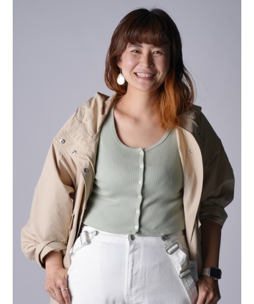 GAP（ギャップ）の「リブ クロップド半袖トップス（Tシャツ