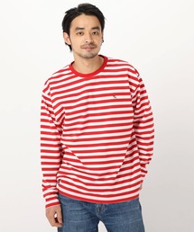 Arnold Palmer | APクラシック ボーダー天竺 シェア長袖Tシャツ(Tシャツ/カットソー)