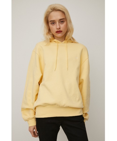 SLY - 【e／s】 POINT LOGO HOODIE スウェット☆エマスライ☆イエロー SLY - 【e／s】 POINT LOGO HOODIE スウェット☆エマスライ