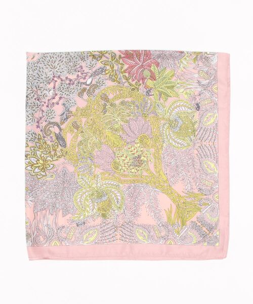 VIS（ビス）の「90cmオリエンタル柄スカーフ（バンダナ/スカーフ・レディース・ピンク・FREE）」の3枚目の写真