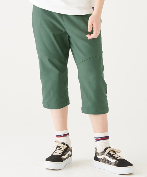 KRIFF MAYER Kid's Collection（クリフメイヤーキッズコレクション）の「伸びメッシュクロップド（その他パンツ・キッズ・チャコール/ネイビー/グリーン/ベージュ・130/160/140/120/170/150）」の3枚目の写真