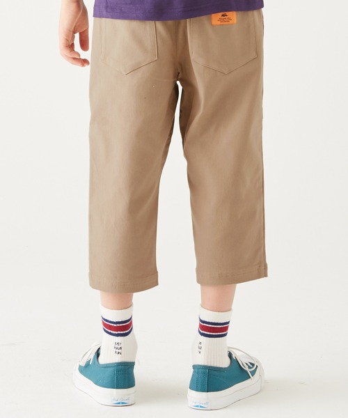 KRIFF MAYER Kid's Collection（クリフメイヤーキッズコレクション）の「伸びメッシュクロップド（その他パンツ・キッズ・チャコール/ネイビー/グリーン/ベージュ・130/160/140/120/170/150）」の10枚目の写真