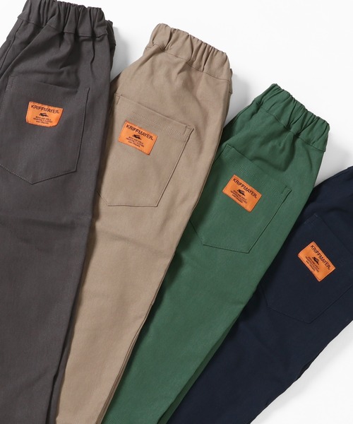 KRIFF MAYER Kid's Collection（クリフメイヤーキッズコレクション）の「伸びメッシュクロップド（その他パンツ・キッズ・チャコール/ネイビー/グリーン/ベージュ・130/160/140/120/170/150）」の16枚目の写真
