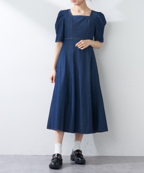 OLIVE des OLIVE（オリーブデオリーブ）の「スクエアネック