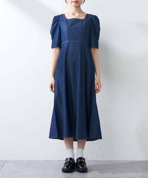 OLIVE des OLIVE（オリーブデオリーブ）の「スクエアネック