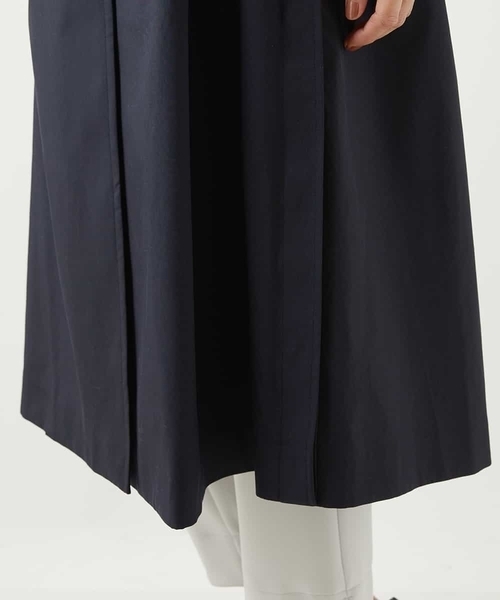 MICHEL KLEIN（ミッシェル・クラン）の「【洗える】Aライントレンチコート（トレンチコート・レディース・ネイビー/グリーン/ライトベージュ・38）」の11枚目の写真
