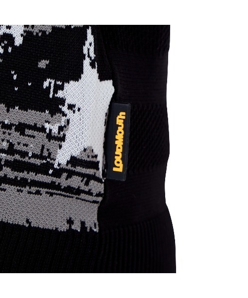 Loudmouth(ラウドマウス)の「LOUDMOUTH/ラウドマウス ゴルフウェア 星柄 軽量 ニット メッシュ編み Vネック ベスト(ベスト・メンズ・ブラック/ネイビー/ホワイト・LL/XXL/XL/L/M)」の15枚目の写真