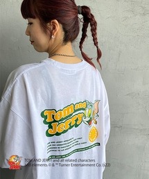 【WEB限定】[SEQUENCE BY B-ONE-SOUL/シークエンス] トムとジェリー ポップロゴバックプリントTシャツ