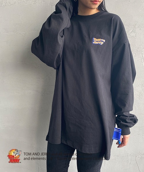 B ONE SOUL（ビーワンソウル）の「【WEB限定】[SEQUENCE BY B-ONE-SOUL/シークエンス] トムとジェリー ポップロゴバックプリントTシャツ（Tシャツ/カットソー・レディース・ホワイト/ブラック/ライトグリーン・M/L/XL）」の14枚目の写真