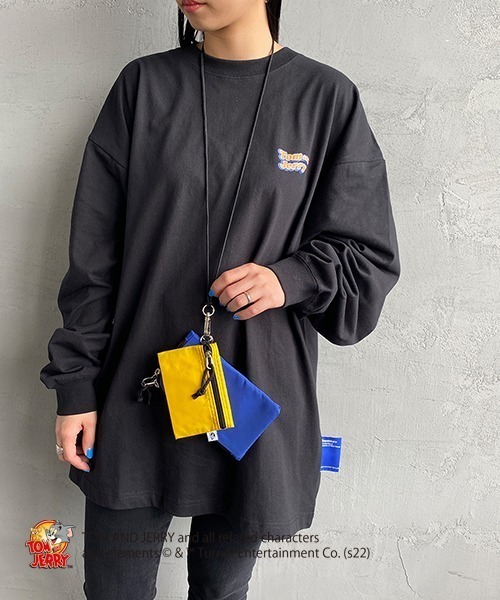 B ONE SOUL（ビーワンソウル）の「【WEB限定】[SEQUENCE BY B-ONE-SOUL/シークエンス] トムとジェリー ポップロゴバックプリントTシャツ（Tシャツ/カットソー・レディース・ホワイト/ブラック/ライトグリーン・M/L/XL）」の17枚目の写真