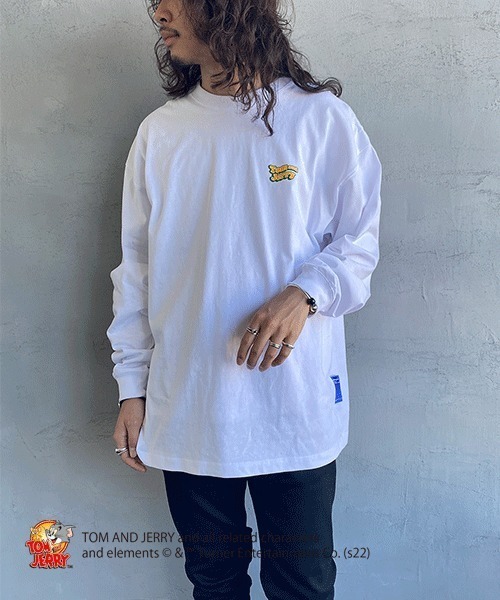 B ONE SOUL（ビーワンソウル）の「【WEB限定】[SEQUENCE BY B-ONE-SOUL/シークエンス] トムとジェリー ポップロゴバックプリントTシャツ（Tシャツ/カットソー・レディース・ホワイト/ブラック/ライトグリーン・M/L/XL）」の5枚目の写真