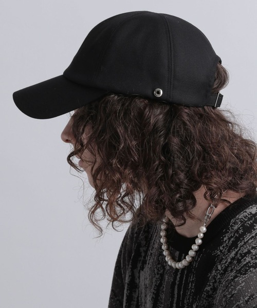 HARE（ハレ）の「ミニマルパーツCAP(HARE)（キャップ・メンズ・ブラック/ブラック系その他・FREE）」の6枚目の写真