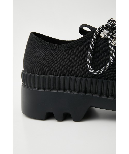 THROW by SLY(スローバイスライ)の「THROW NYLON CANVAS SNEAKER ナイロン キャンバス スニーカー(スニーカー・レディース・ブラック/グリーン・SMALL/MEDIUM/LARGE)」の13枚目の写真