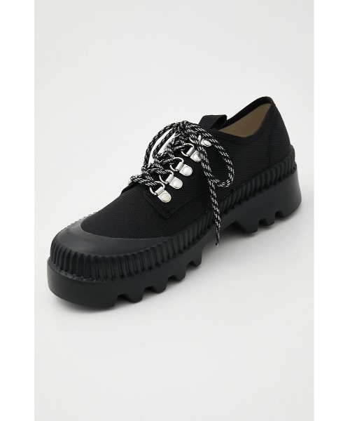 THROW by SLY(スローバイスライ)の「THROW NYLON CANVAS SNEAKER ナイロン キャンバス スニーカー(スニーカー・レディース・ブラック/グリーン・SMALL/MEDIUM/LARGE)」の3枚目の写真