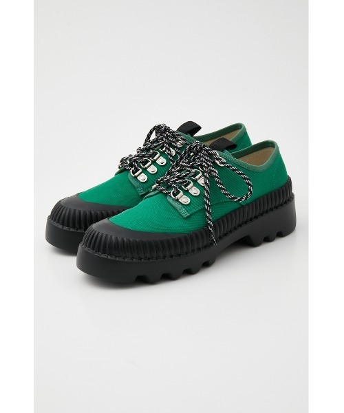 THROW by SLY(スローバイスライ)の「THROW NYLON CANVAS SNEAKER ナイロン キャンバス スニーカー(スニーカー・レディース・ブラック/グリーン・SMALL/MEDIUM/LARGE)」の20枚目の写真