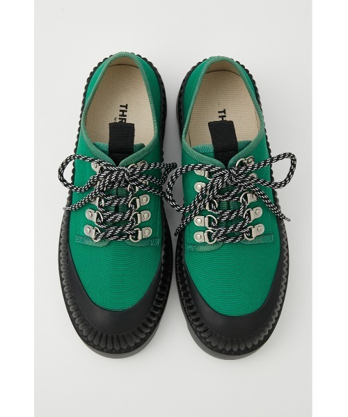 THROW by SLY(スローバイスライ)の「THROW NYLON CANVAS SNEAKER ナイロン キャンバス スニーカー(スニーカー・レディース・ブラック/グリーン・SMALL/MEDIUM/LARGE)」の7枚目の写真