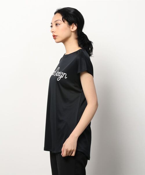 TIGORA(ティゴラ)の「ティゴラ TIGORA ドライカチオンチュニックTシャツ(Tシャツ/カットソー・レディース・ブラック/ライトグリーン/オフホワイト・L/M/XL/S)」の5枚目の写真
