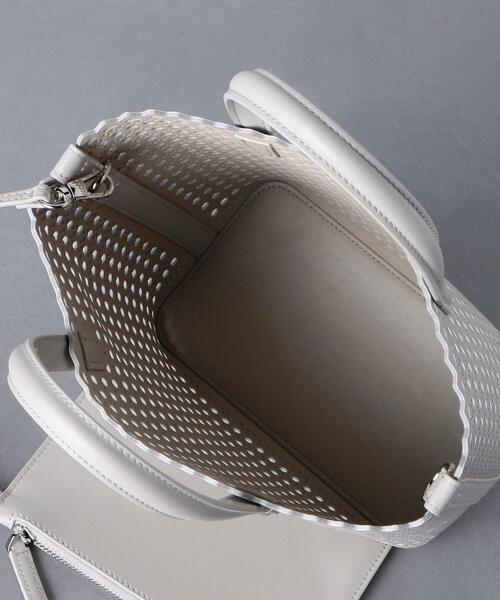 UNITED ARROWS（ユナイテッドアローズ）の「＜UNITED ARROWS＞カットワーク ミニ トートバッグ（トートバッグ・レディース・ライトグレー/ブラック・FREE）」の11枚目の写真