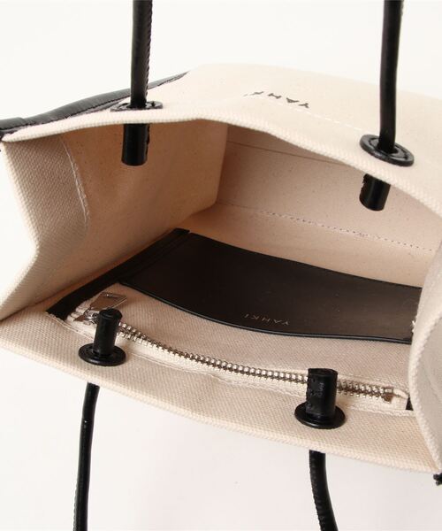 YAHKI（ヤーキ）の「【YAHKI/ヤーキ】キャンバスミニトートバッグ（トートバッグ・レディース・アイボリー・FREE）」の3枚目の写真