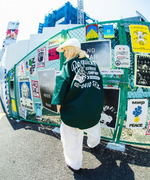 A'gem（エージェム）の「『A'gem/エージェム』半袖HARF ZIP WORK SH/ハーフZIPワークシャツ（シャツ/ブラウス・メンズ・ブラック/ベージュ/グリーン/サックスブルー・FREE）」の15枚目の写真