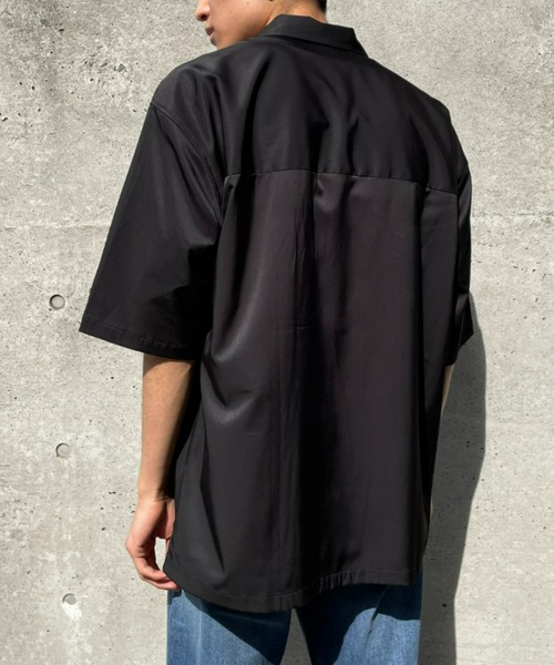 CIAOPANIC（チャオパニック）の「ユニセックス商品、レーヨン半袖開襟