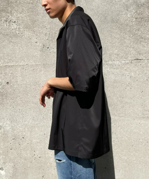 CIAOPANIC（チャオパニック）の「ユニセックス商品、レーヨン半袖開襟