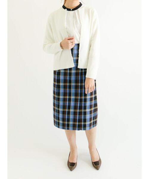 Te chichi（テチチ）の「パールボタンクルーカーディガン（カーディガン/ボレロ・レディース・ブラック/グレー/オフホワイト・ﾌﾘ-）」の5枚目の写真