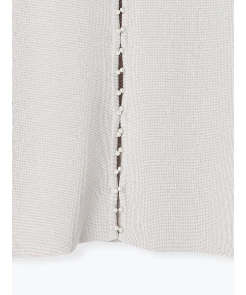 Te chichi（テチチ）の「パールボタンクルーカーディガン（カーディガン/ボレロ・レディース・ブラック/グレー/オフホワイト・ﾌﾘ-）」の18枚目の写真