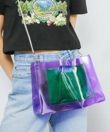 NaNa-NaNa | nana-nana/ナナナナ A4/A5 (PVC)  クリアハンドバッグ ハンドバック ショルダーバック 2WAY(ハンドバッグ)