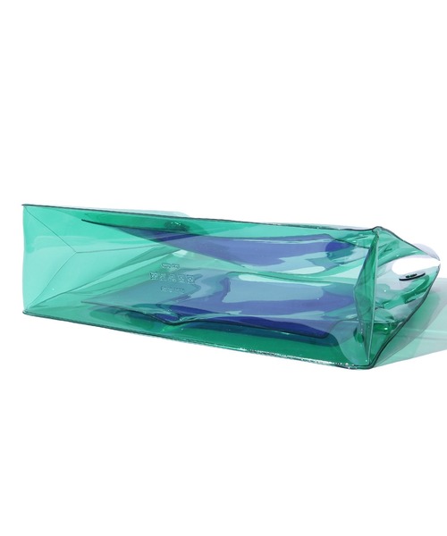 NaNa-NaNa(ナナナナ)の「nana-nana/ナナナナ A4/A5 (PVC) クリアハンドバッグ ハンドバック ショルダーバック 2WAY(ハンドバッグ・メンズ・パープル系その他/グリーン系その他・ONE SIZE)」の5枚目の写真