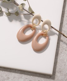 【KATHARINE ROSS】オーバル2連ピアス