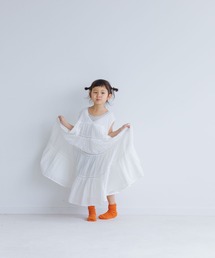 LOWRYS FARM | コットンボイルティアードワンピース　275072(ワンピース)