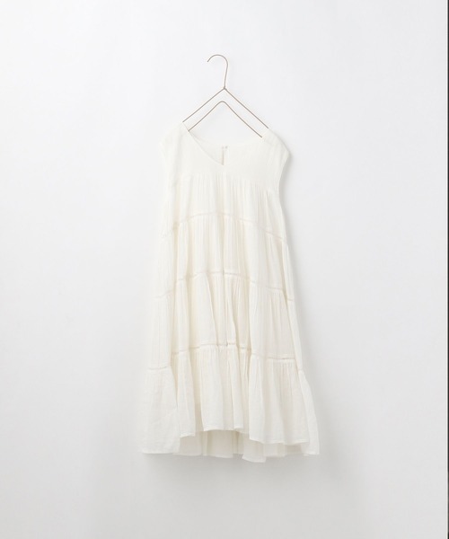 LOWRYS FARM(ローリーズファーム)の「コットンボイルティアードワンピース 275072(ワンピース・キッズ・ブラック/パープル/オフホワイト/グリーン・110cm/120cm/130cm/140cm/150cm)」の12枚目の写真